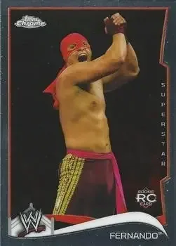 2014 Topps Chrome WWE feature card