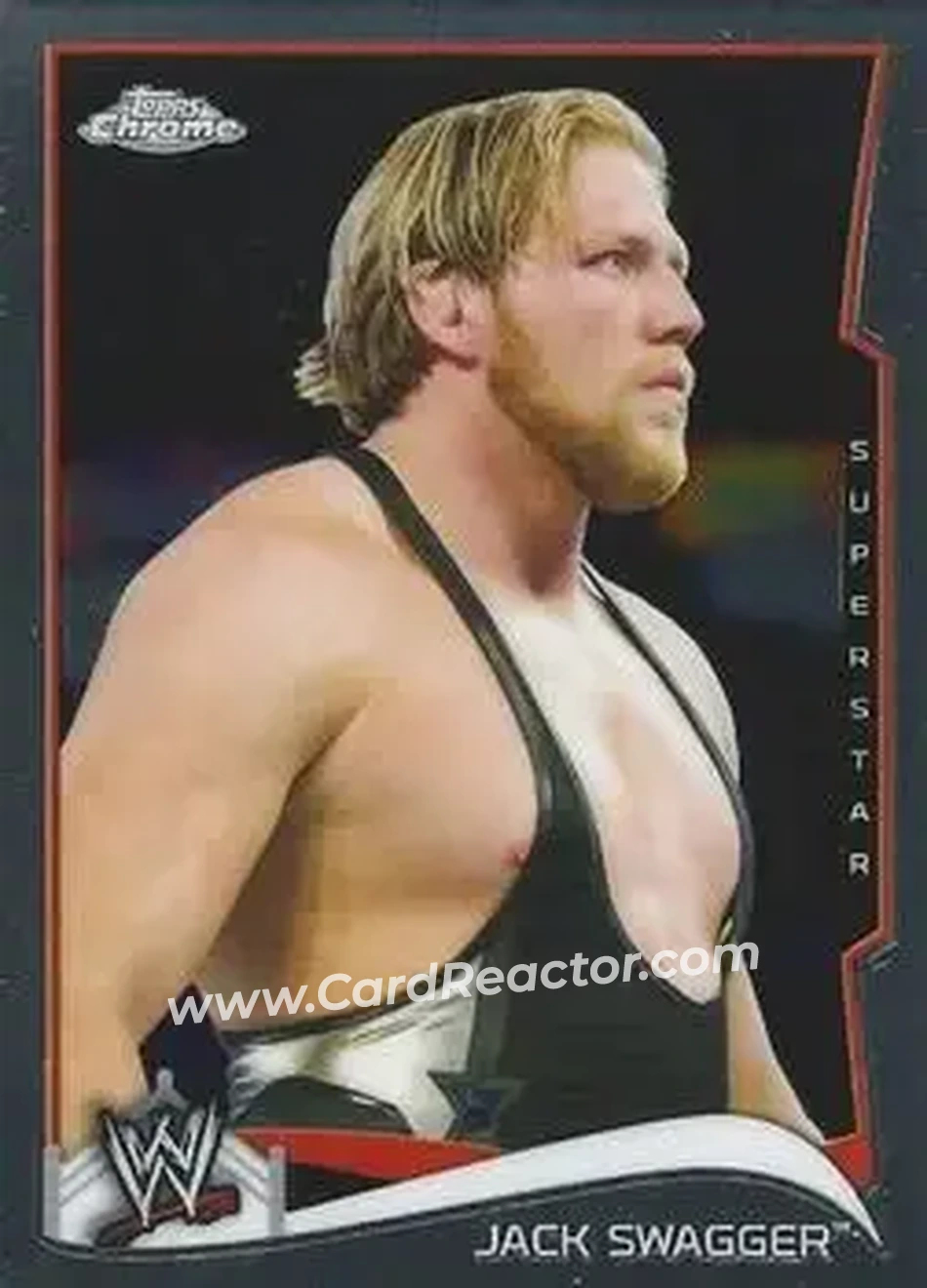 2014 Topps Chrome WWE #23 - Jake Hager - Front