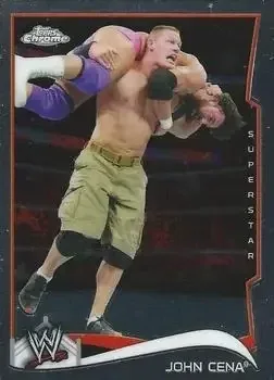 2014 Topps Chrome WWE feature card