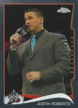 2014 Topps Chrome WWE feature card
