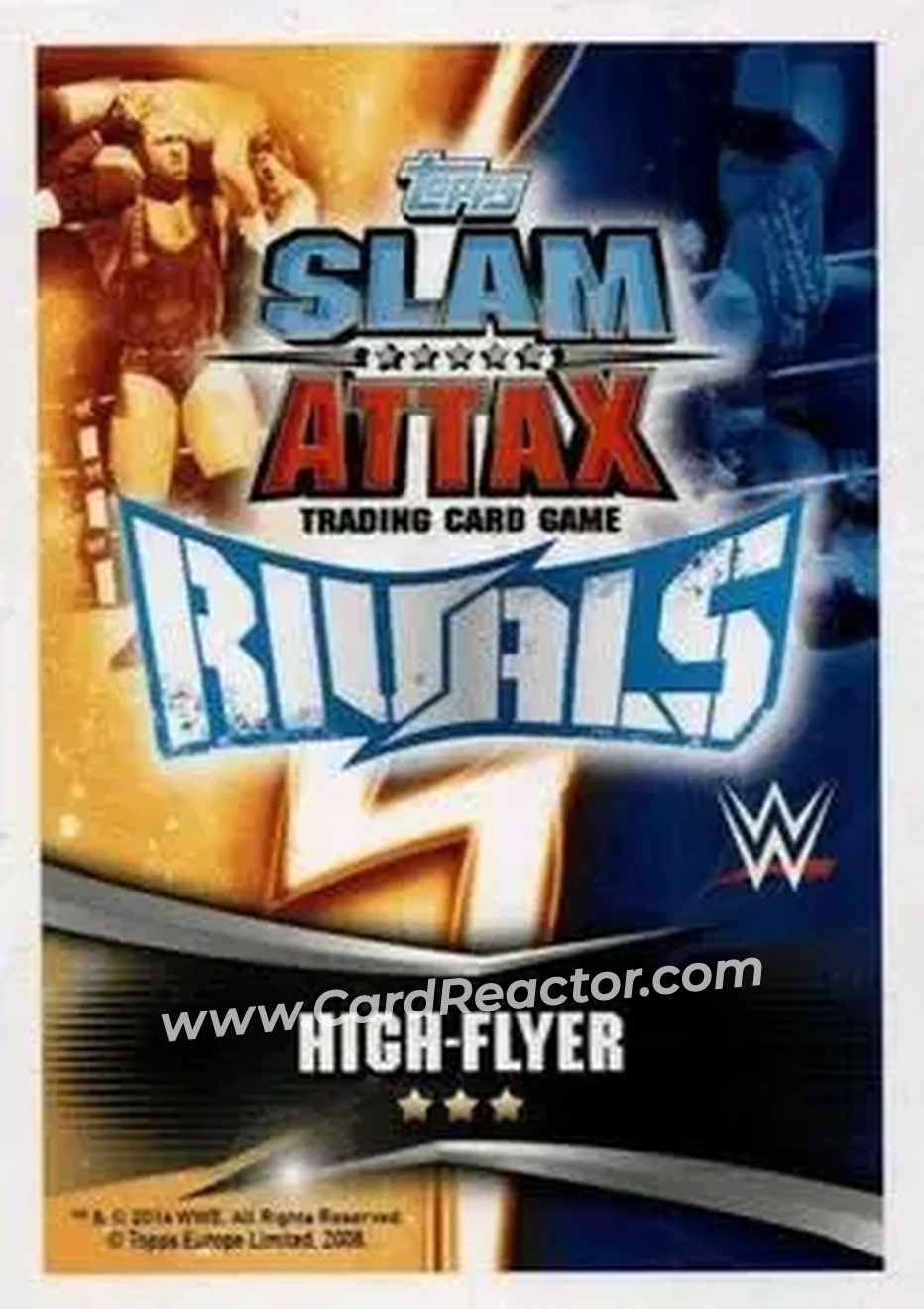 2014 Topps Slam Attax Rivals #1 - AJ Lee - Back