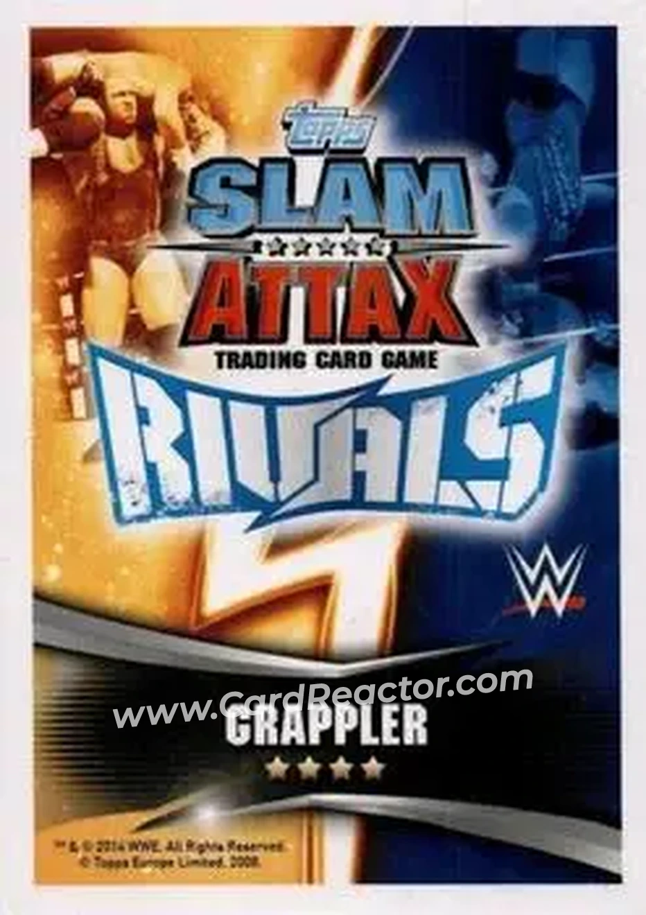 2014 Topps Slam Attax Rivals #2 - Bad News Barrett - Back
