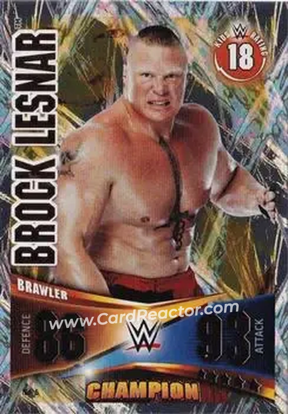 2014 Topps Slam Attax Rivals #5 - Brock Lesnar - Front