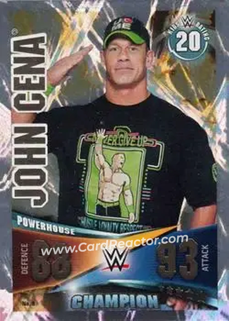 2014 Topps Slam Attax Rivals #8 - John Cena - Front