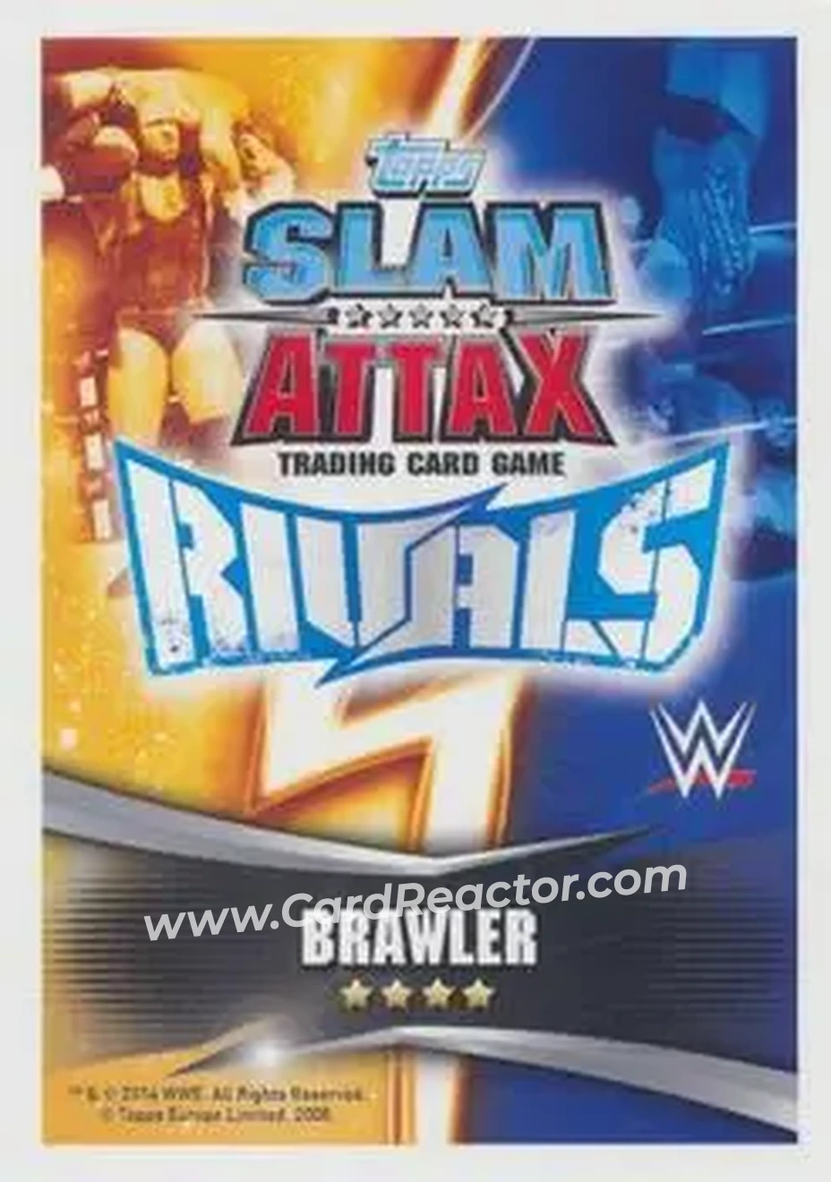 2014 Topps Slam Attax Rivals #9 - Kane - Back