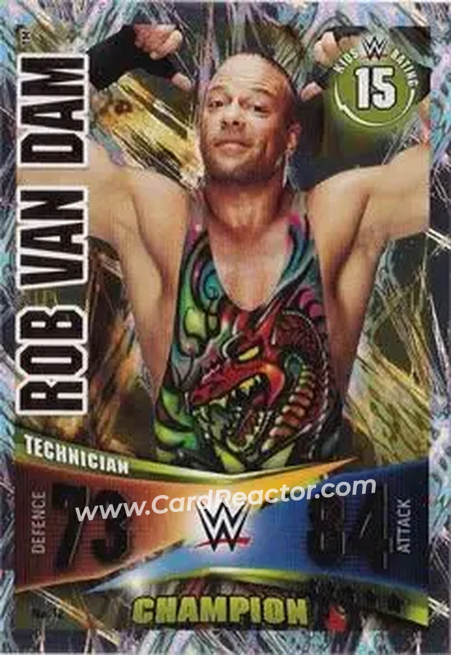 2014 Topps Slam Attax Rivals #12 - Rob Van Dam - Front