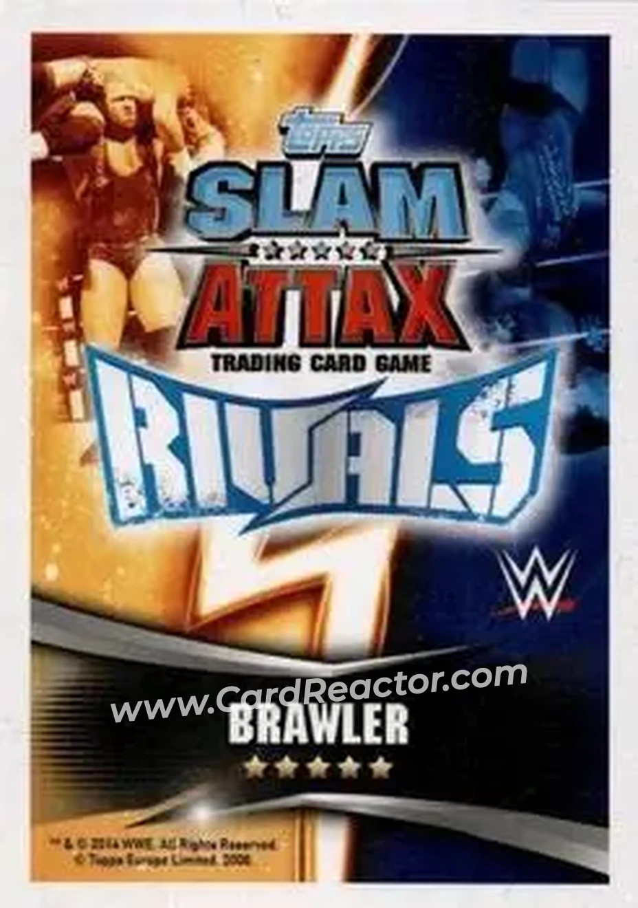 2014 Topps Slam Attax Rivals #15 - Hunter Hearst Helmsley - Back