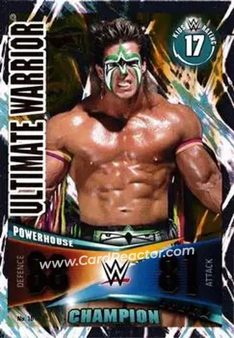 2014 Topps Slam Attax Rivals #16 - The Ultimate Warrior - Front