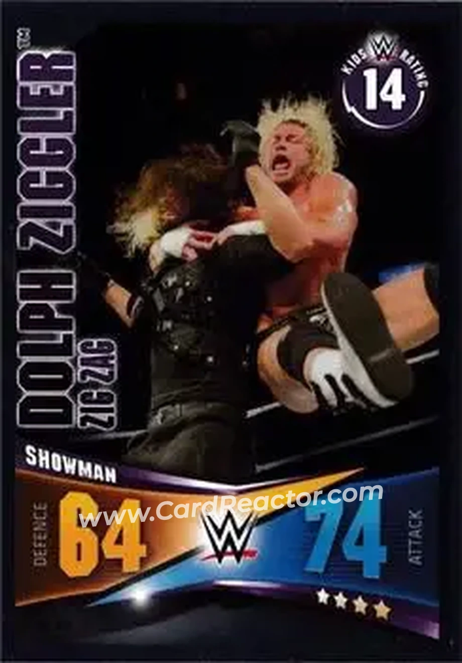 2014 Topps Slam Attax Rivals #23 - Dolph Ziggler - Front