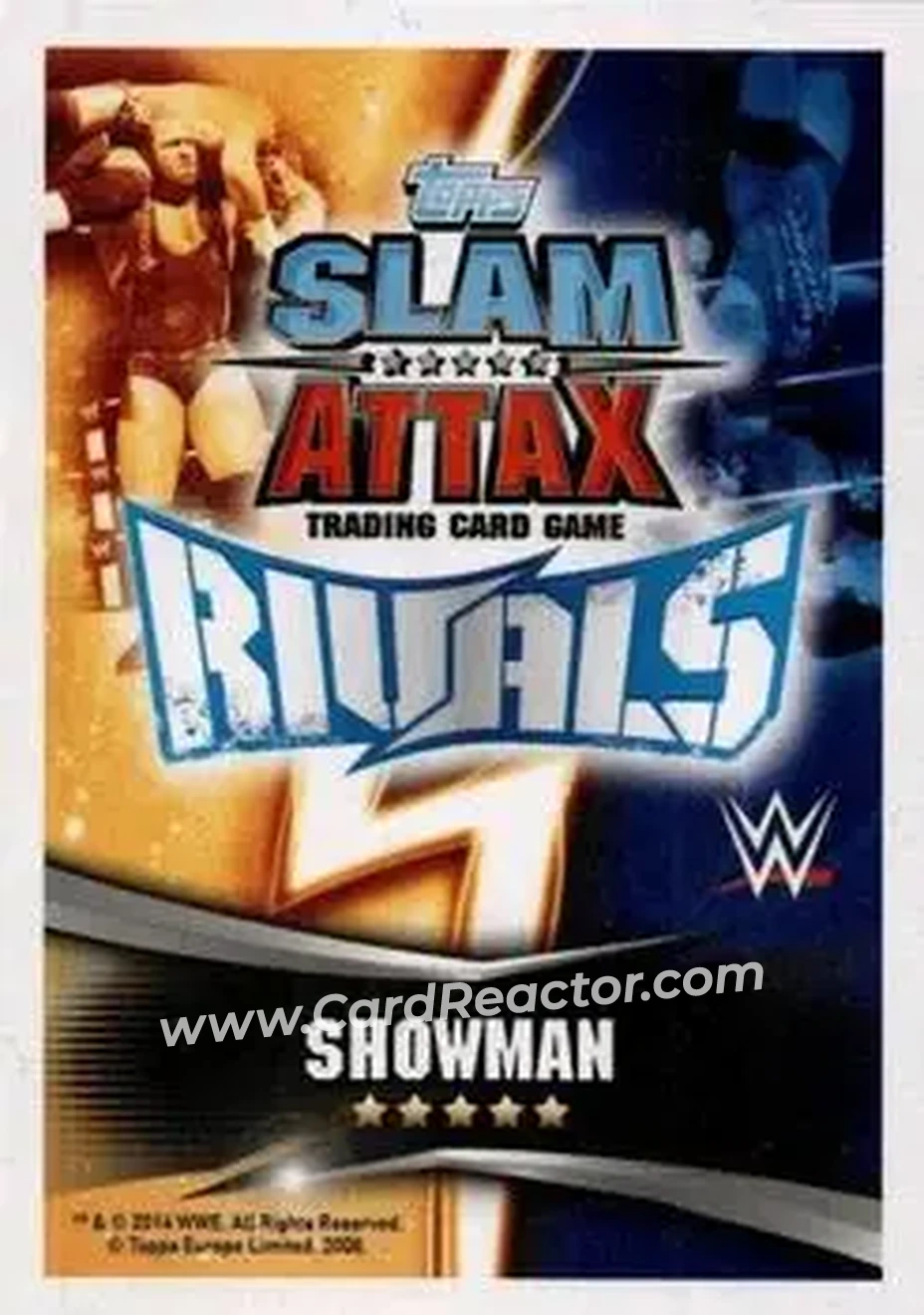 2014 Topps Slam Attax Rivals #24 - The Rock - Back