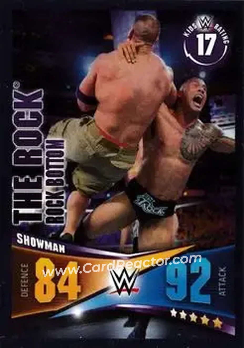 2014 Topps Slam Attax Rivals #24 - The Rock - Front