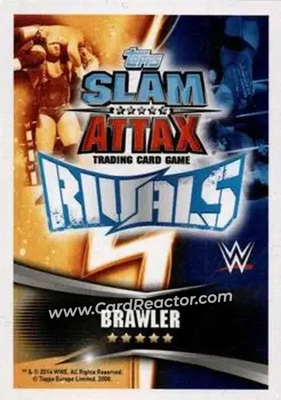 2014 Topps Slam Attax Rivals #32 - Randy Orton - Back