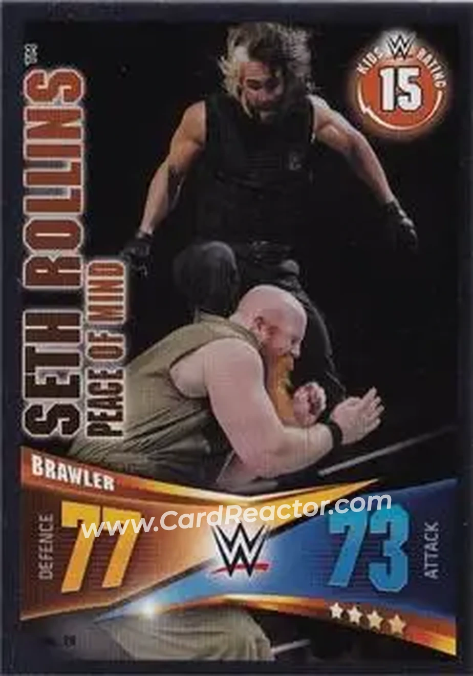 2014 Topps Slam Attax Rivals #38 - Seth "Freakin" Rollins - Front
