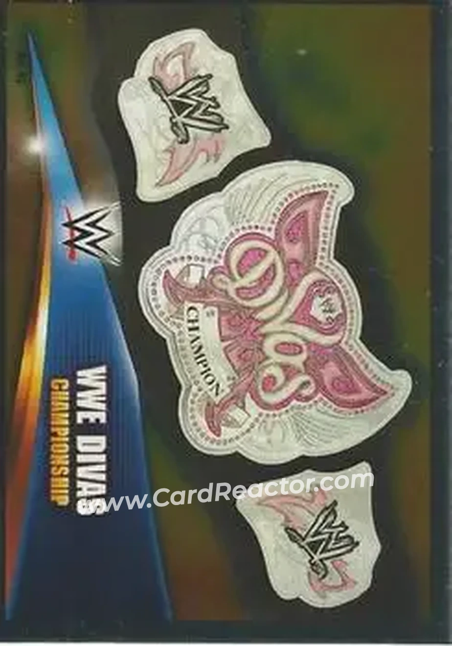 2014 Topps Slam Attax Rivals #45 - WWE Divas Championship - Front
