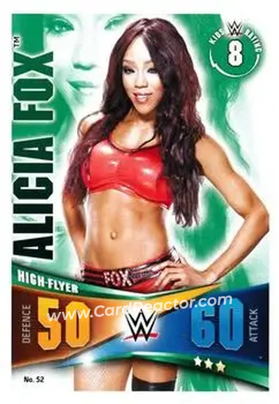 2014 Topps Slam Attax Rivals #52 - Alicia Fox - Front