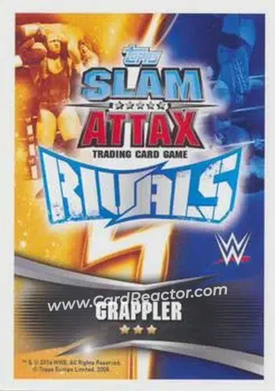 2014 Topps Slam Attax Rivals #57 - Uncle Howdy - Back