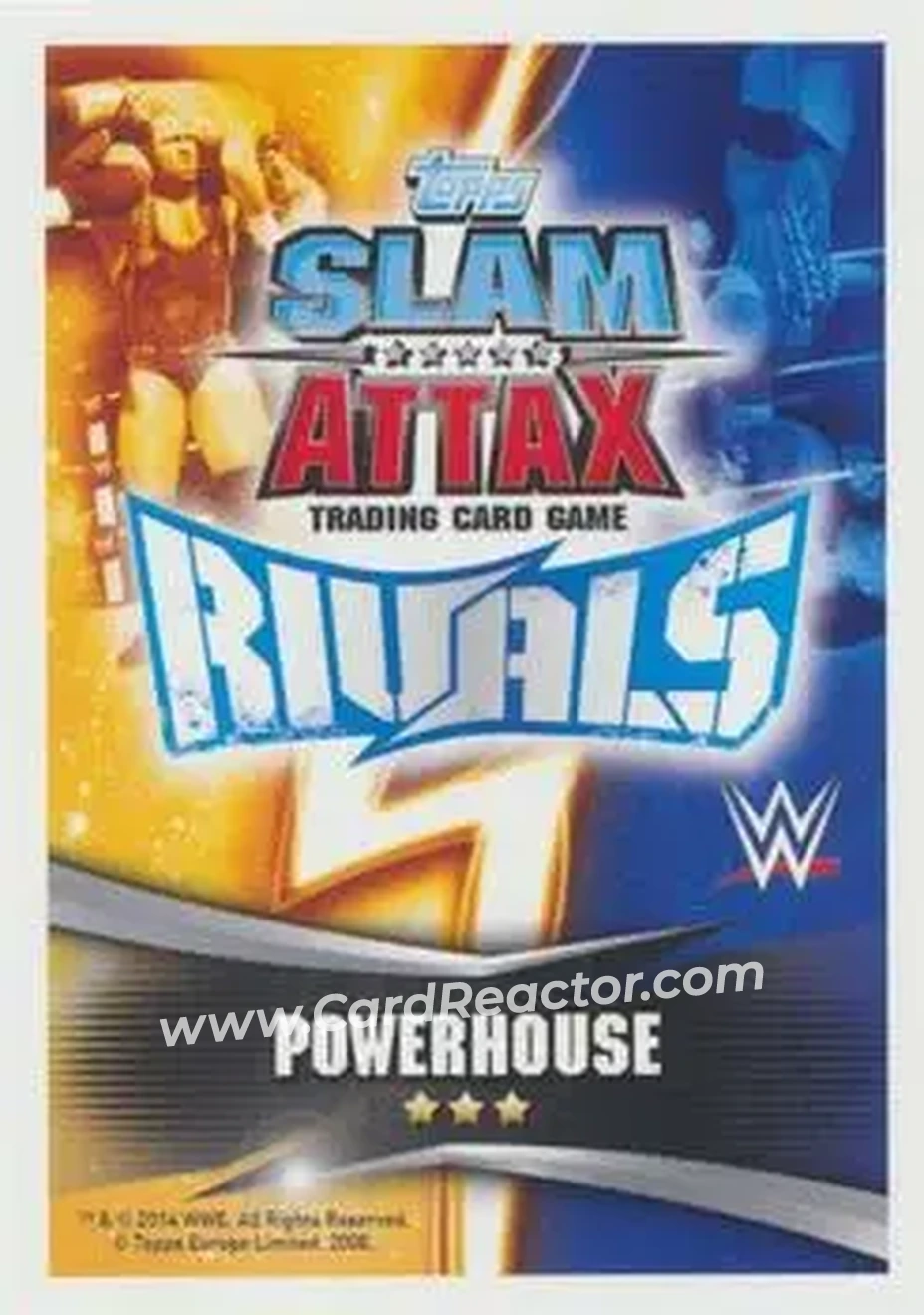 2014 Topps Slam Attax Rivals #58 - Booker T - Back