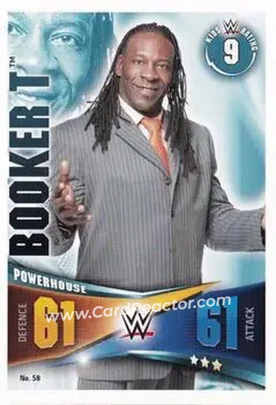 2014 Topps Slam Attax Rivals #58 - Booker T - Front