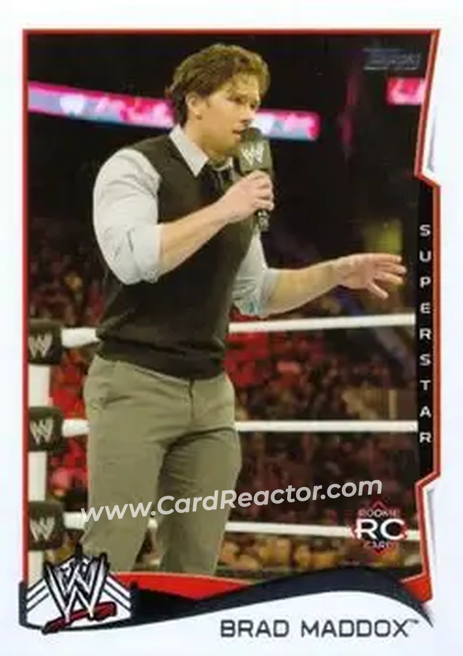 2014 Topps WWE #5 - Brad Maddox - Front