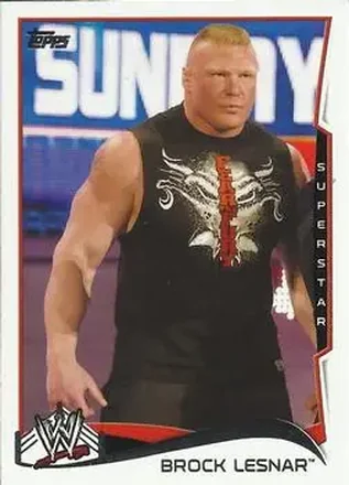 2014 Topps WWE #8 Brock Lesnar