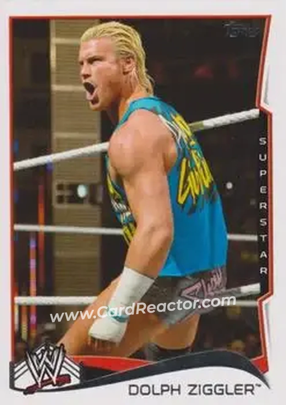 2014 Topps WWE #18 - Dolph Ziggler - Front