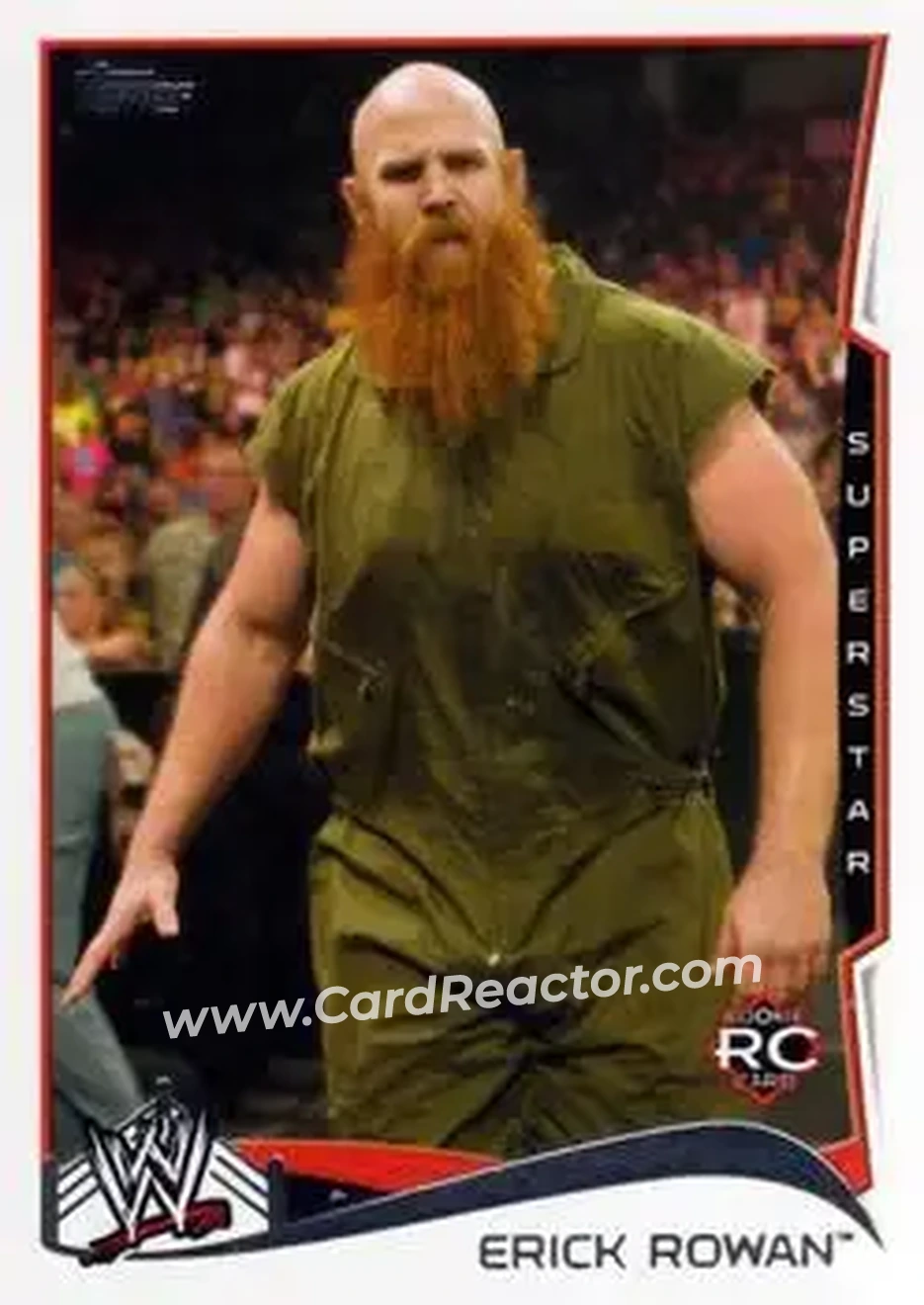 2014 Topps WWE #19 - Erick Rowan - Front