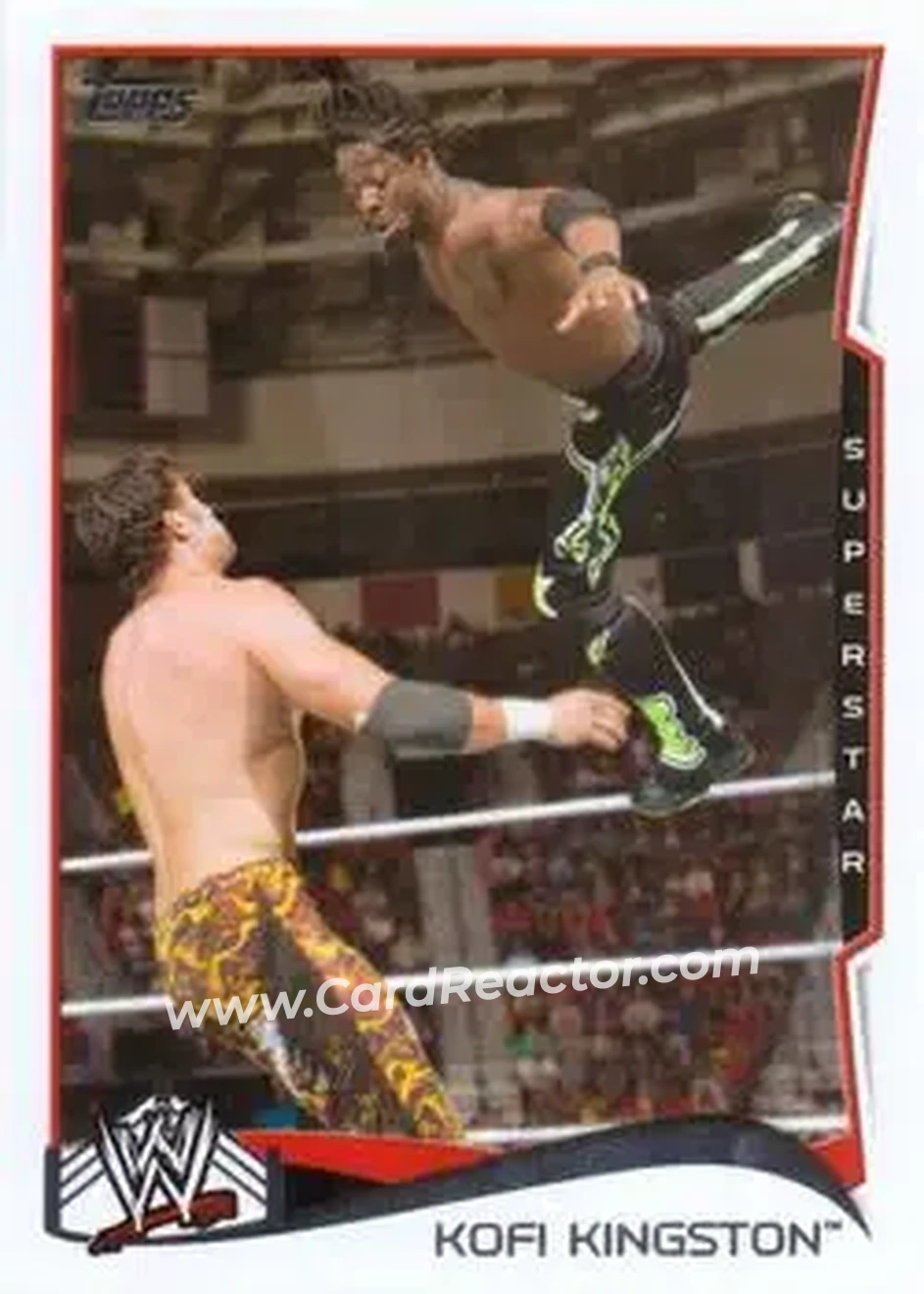 2014 Topps WWE #29 - Kofi Kingston - Front