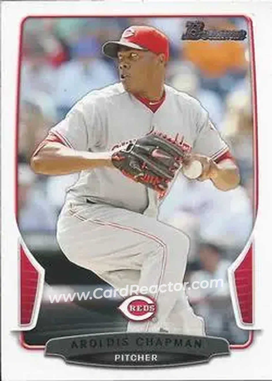 2013 Bowman #3 - Aroldis Chapman - Cincinnati Reds - Front