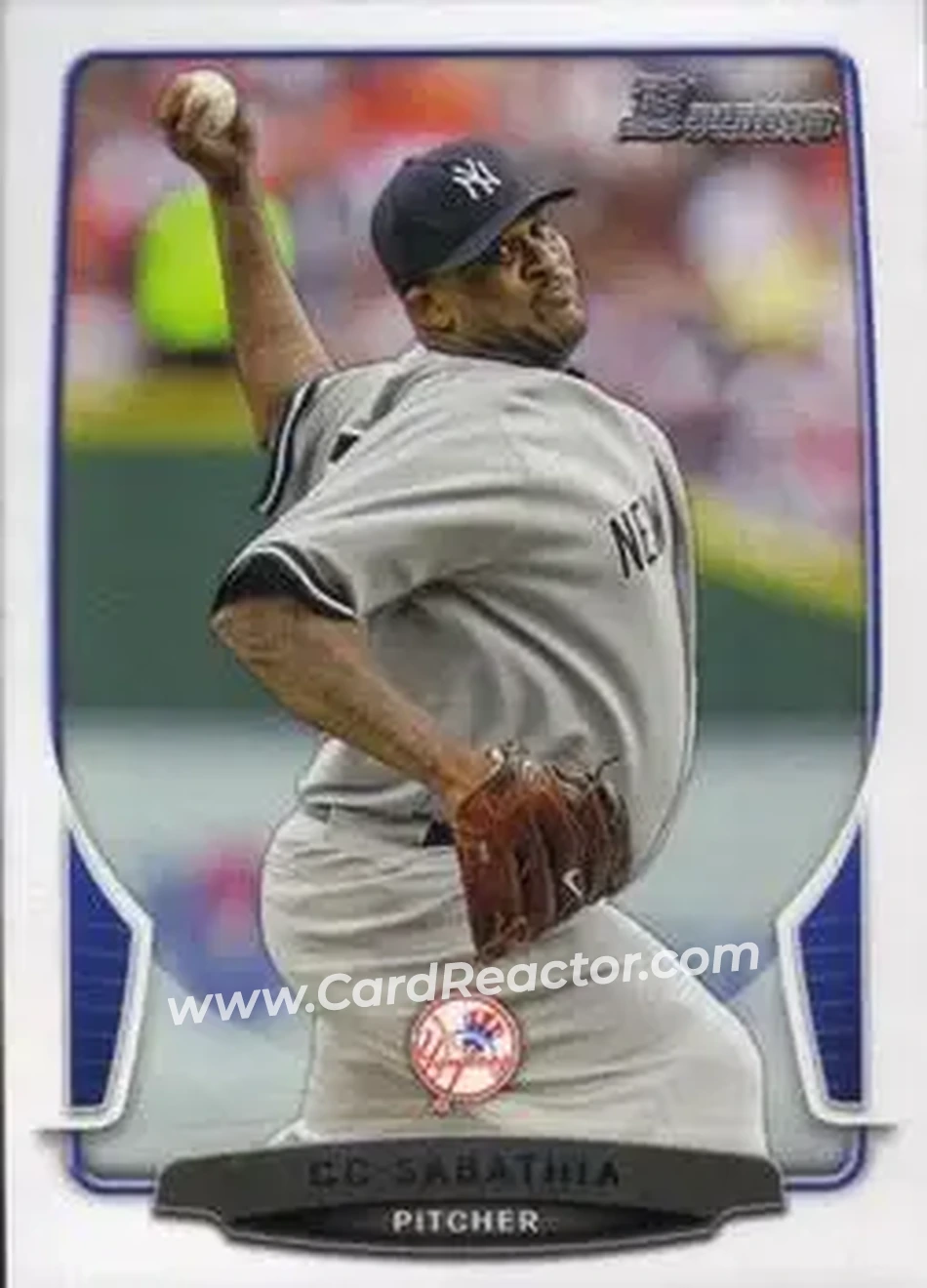 2013 Bowman #5 - CC Sabathia - New York Yankees - Front