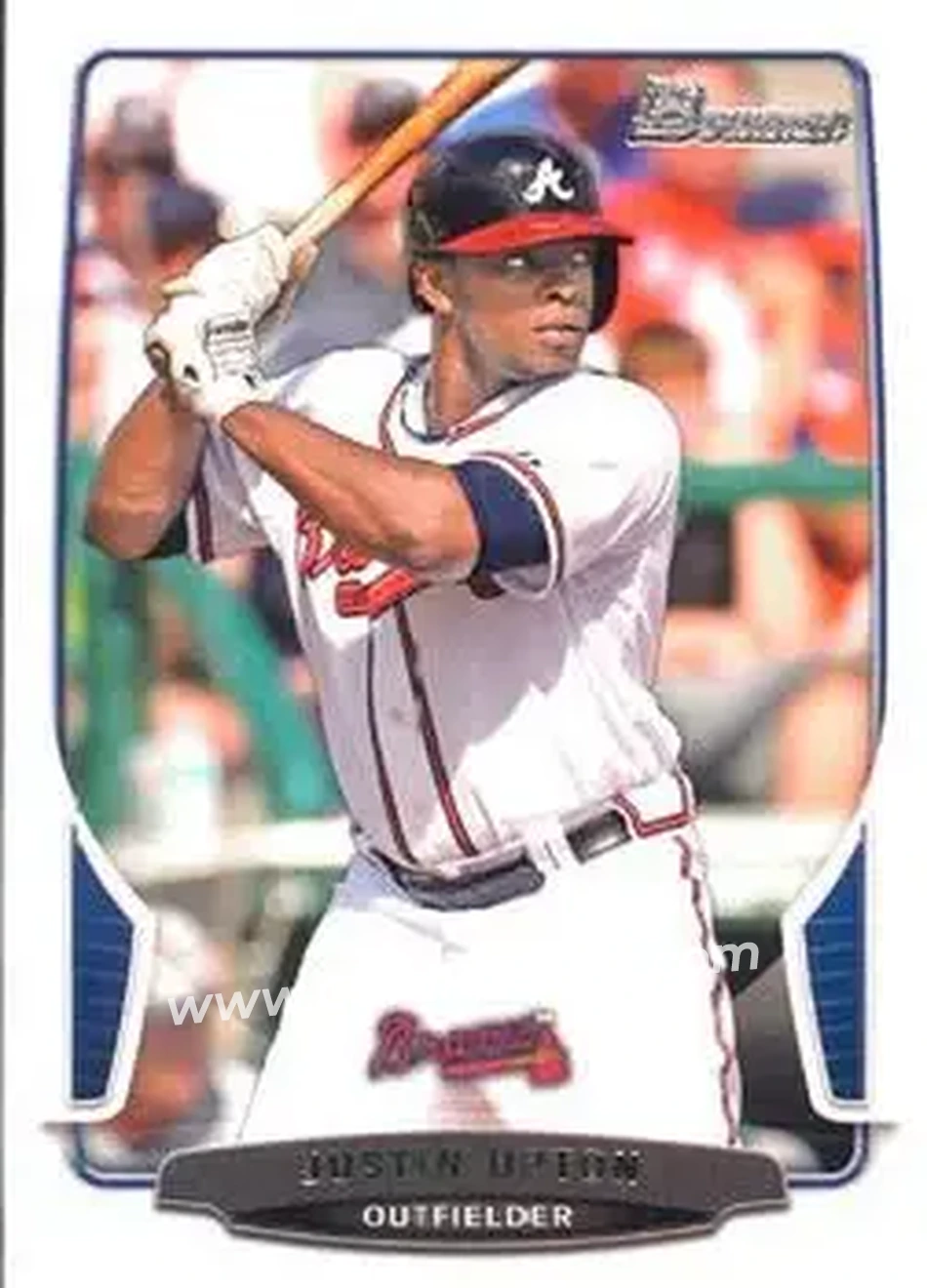 2013 Bowman #11 - Justin Upton - Atlanta Braves - Front
