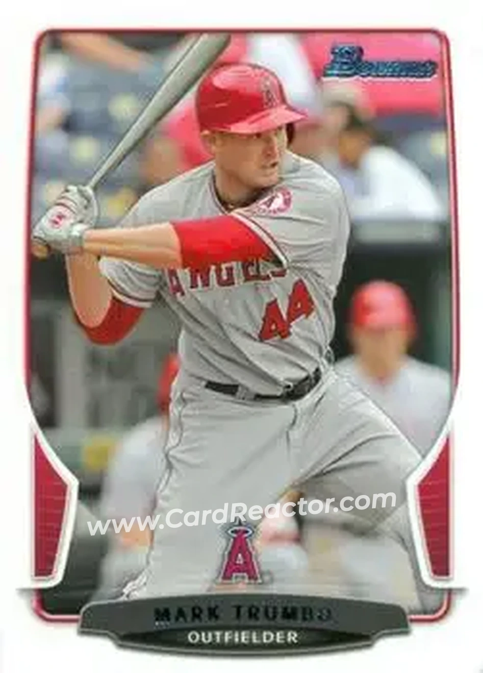 2013 Bowman #12 - Mark Trumbo - Los Angeles Angels - Front