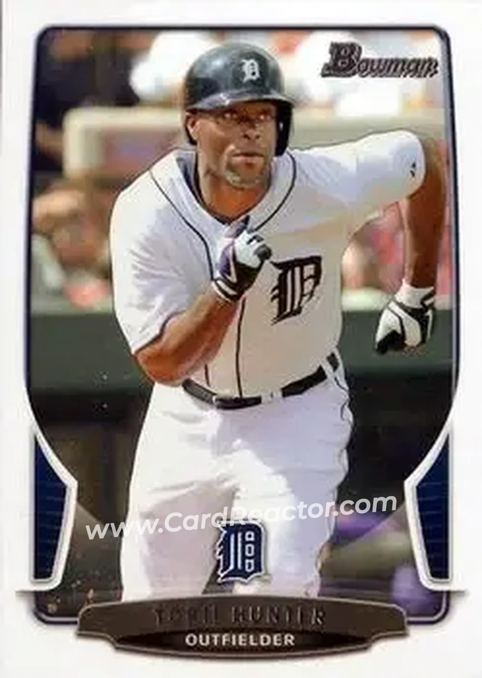 2013 Bowman #15 - Torii Hunter - Detroit Tigers - Front