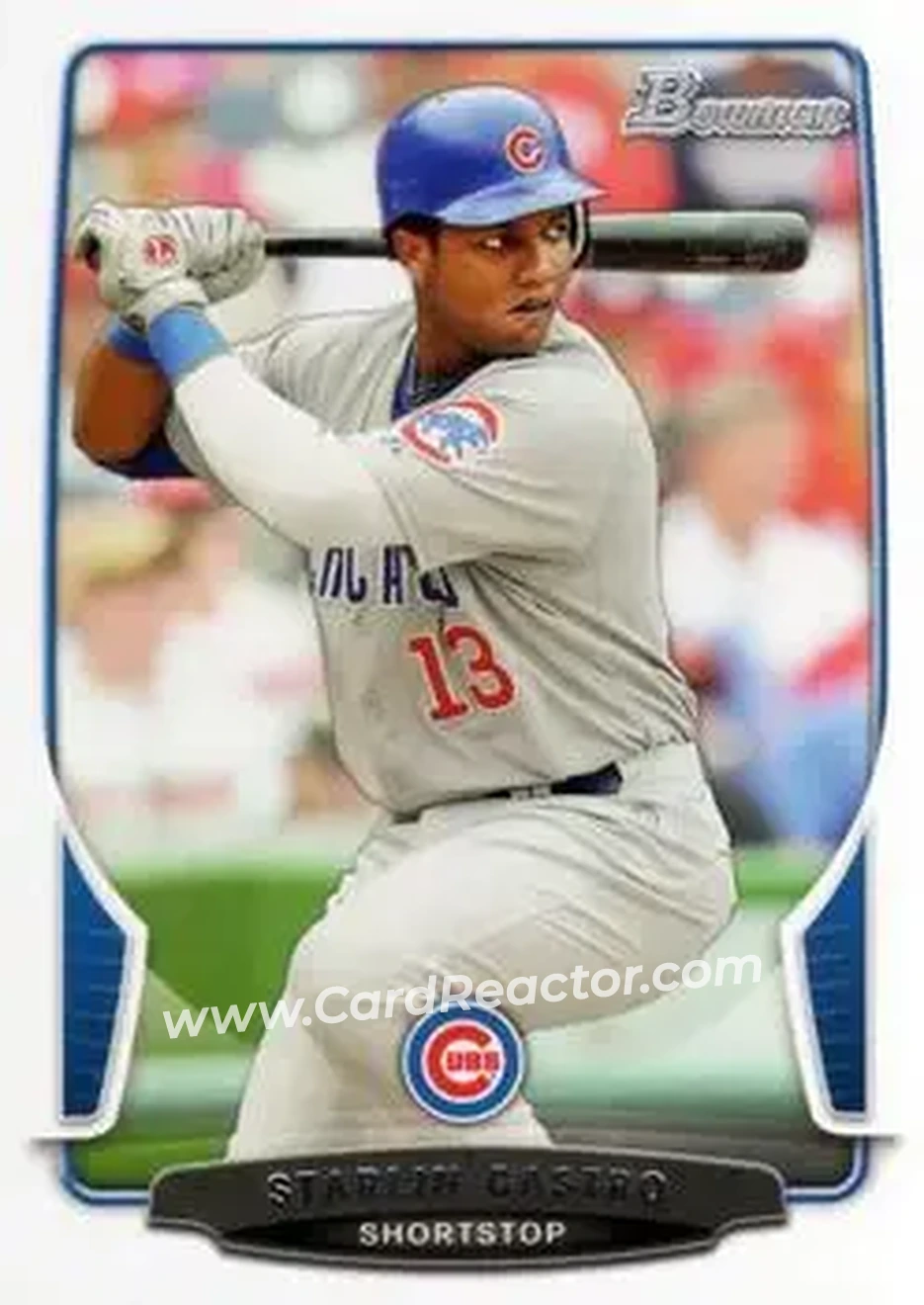 2013 Bowman #17 - Starlin Castro - Chicago Cubs - Front
