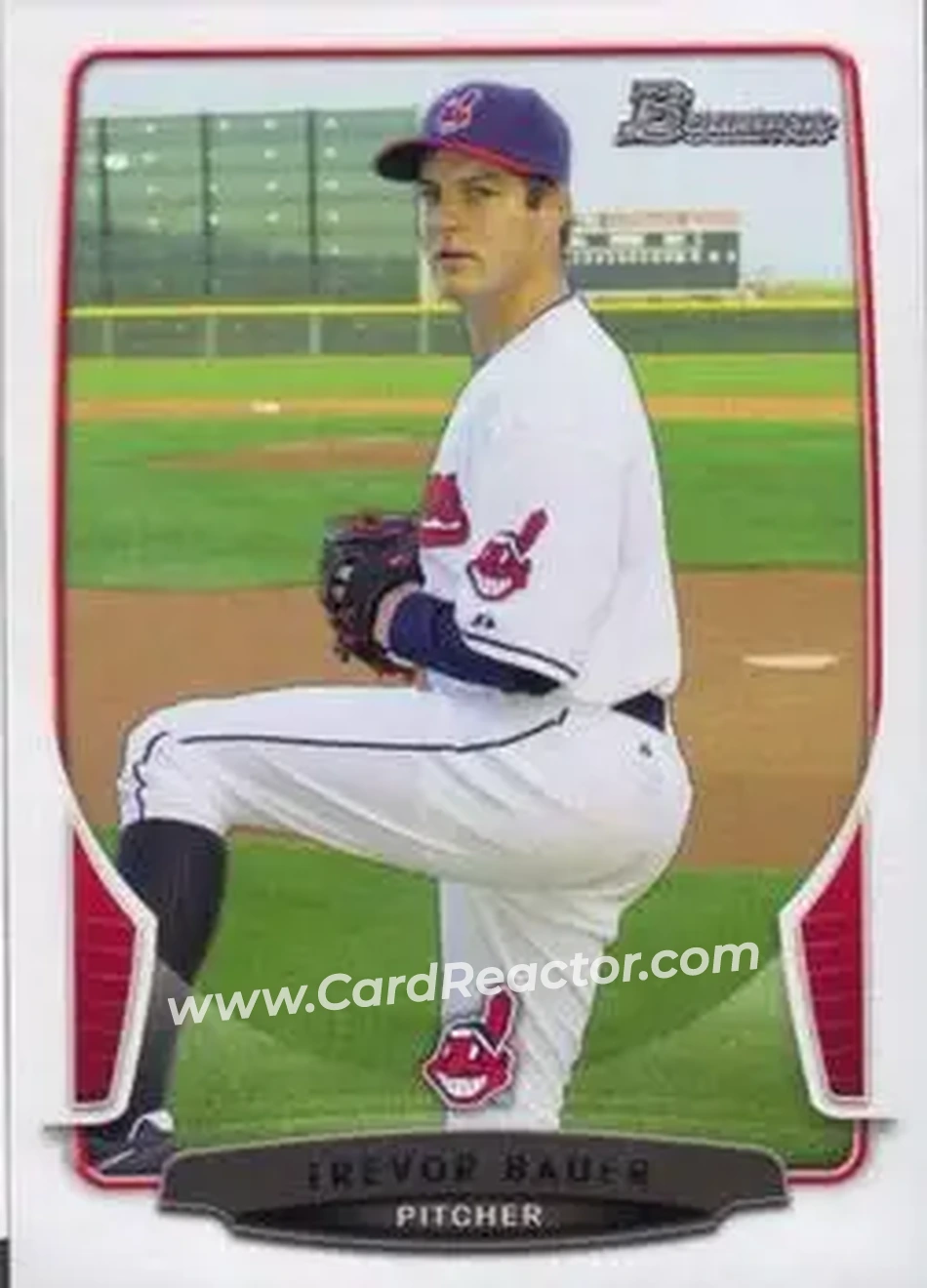 2013 Bowman #18 - Trevor Bauer - Cleveland Indians - Front
