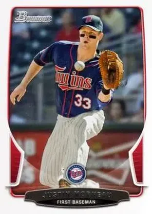 2013 Bowman #23 Justin Morneau
