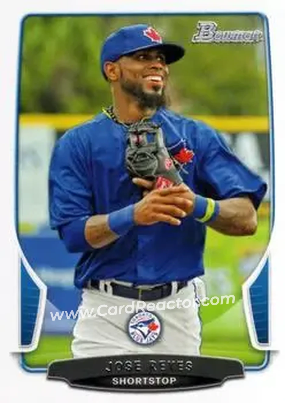 2013 Bowman #24 - Jose Reyes - Toronto Blue Jays - Front