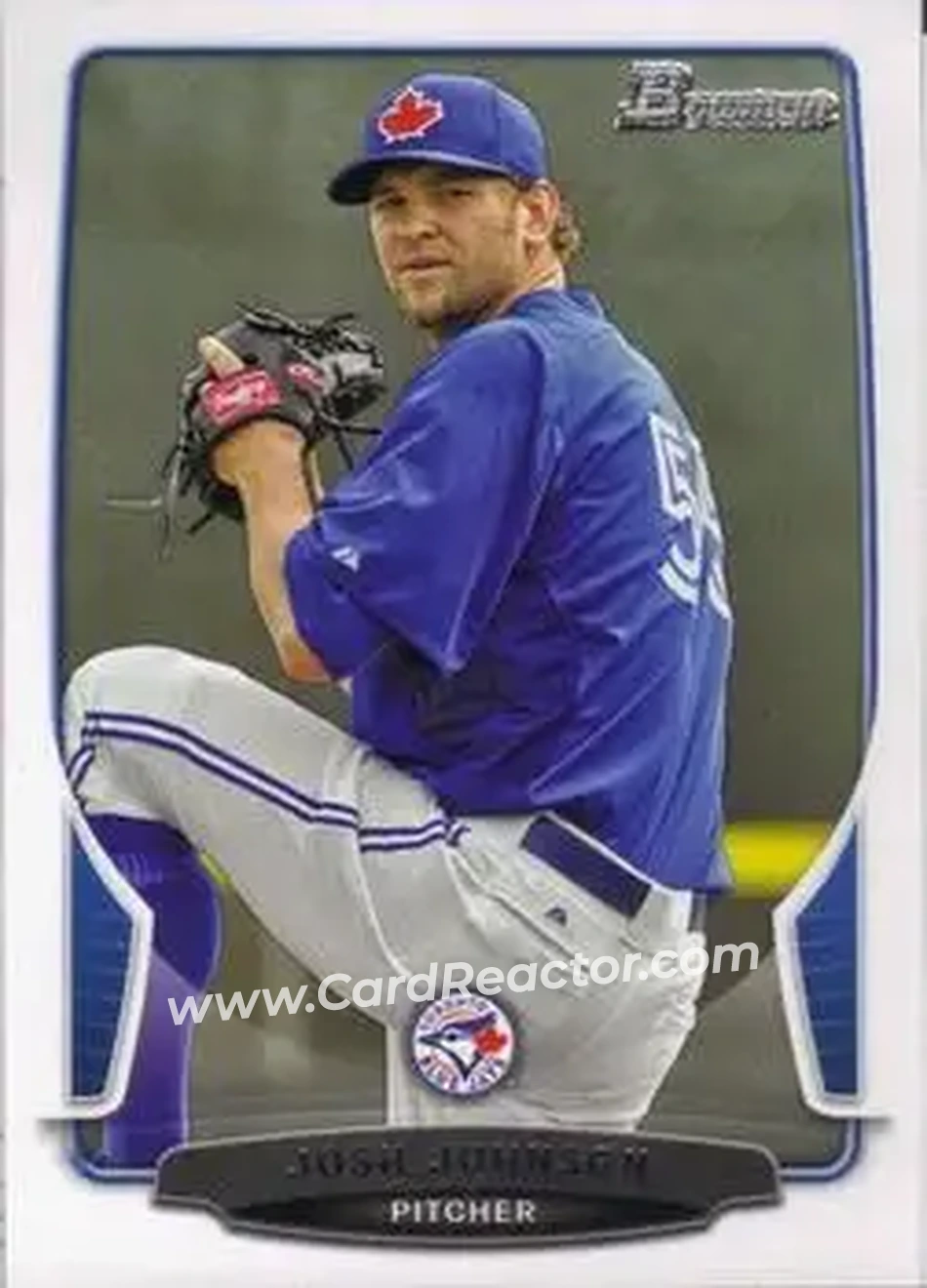 2013 Bowman #28 - Josh Johnson - Toronto Blue Jays - Front 2013 Bowman #28 - Josh Johnson - Toronto Blue Jays - Front