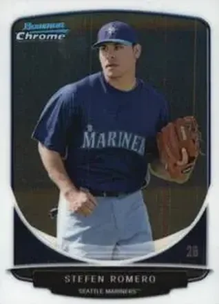 2013 Bowman Chrome Mini #2 - Stefen Romero - Seattle Mariners