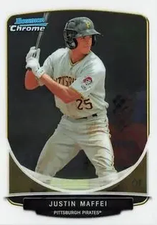 2013 Bowman Chrome Mini #5 - Justin Maffei - Pittsburgh Pirates