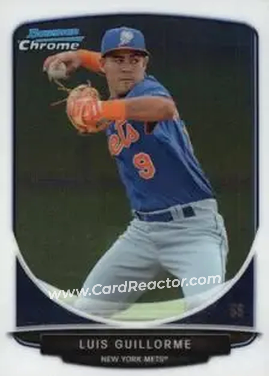 2013 Bowman Chrome Mini #13 - Luis Guillorme - New York Mets - Front