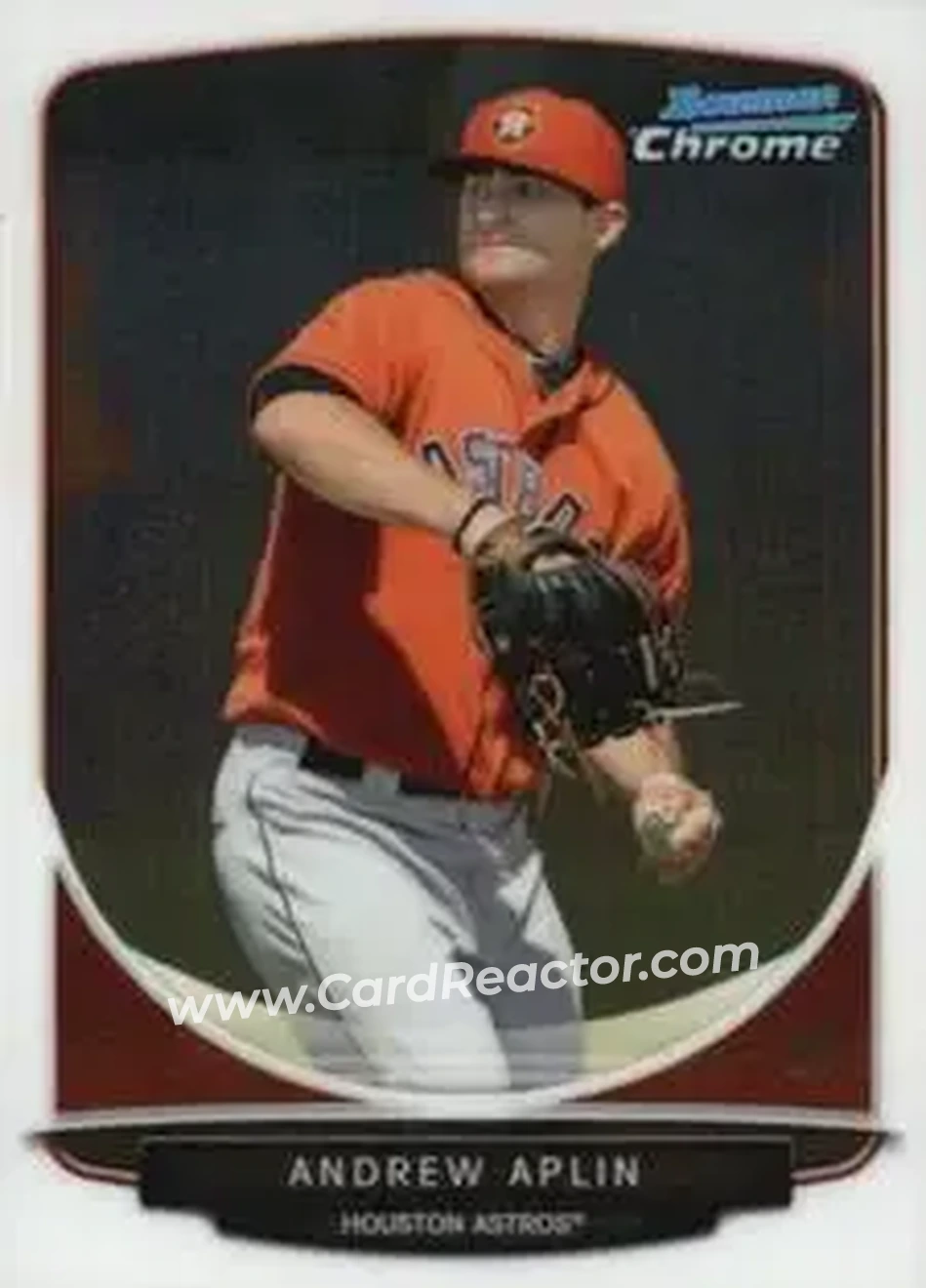 2013 Bowman Chrome Mini #18 - Andrew Aplin - Houston Astros - Front