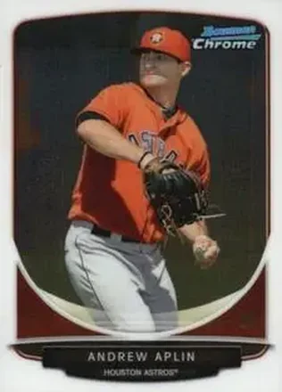 2013 Bowman Chrome Mini #18 - Andrew Aplin - Houston Astros