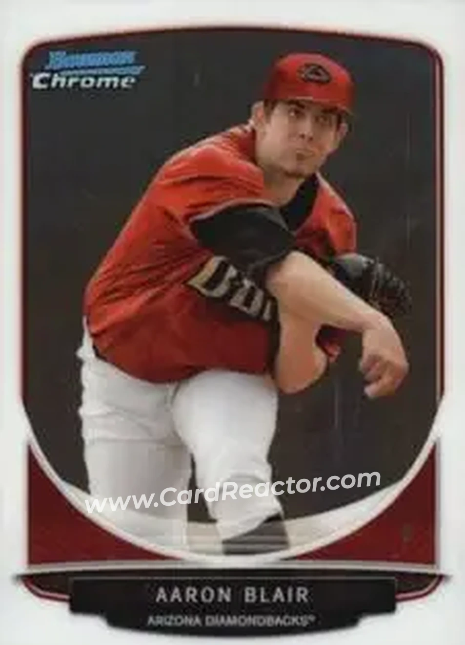 2013 Bowman Chrome Mini #21 - Aaron Blair - Arizona Diamondbacks - Front