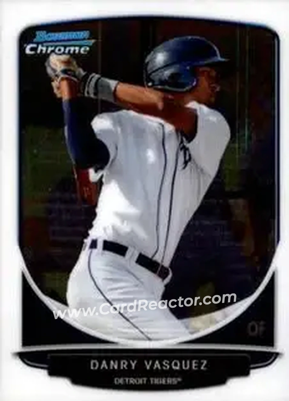 2013 Bowman Chrome Mini #26 - Danry Vasquez - Detroit Tigers - Front