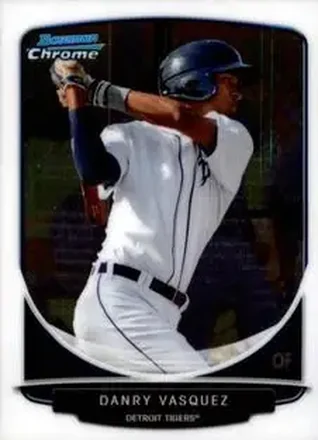 2013 Bowman Chrome Mini #26 - Danry Vasquez - Detroit Tigers