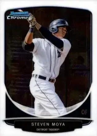 2013 Bowman Chrome Mini #27 - Steven Moya - Detroit Tigers