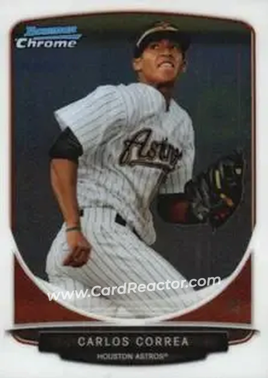 2013 Bowman Chrome Mini #30 - Carlos Correa - Houston Astros - Front