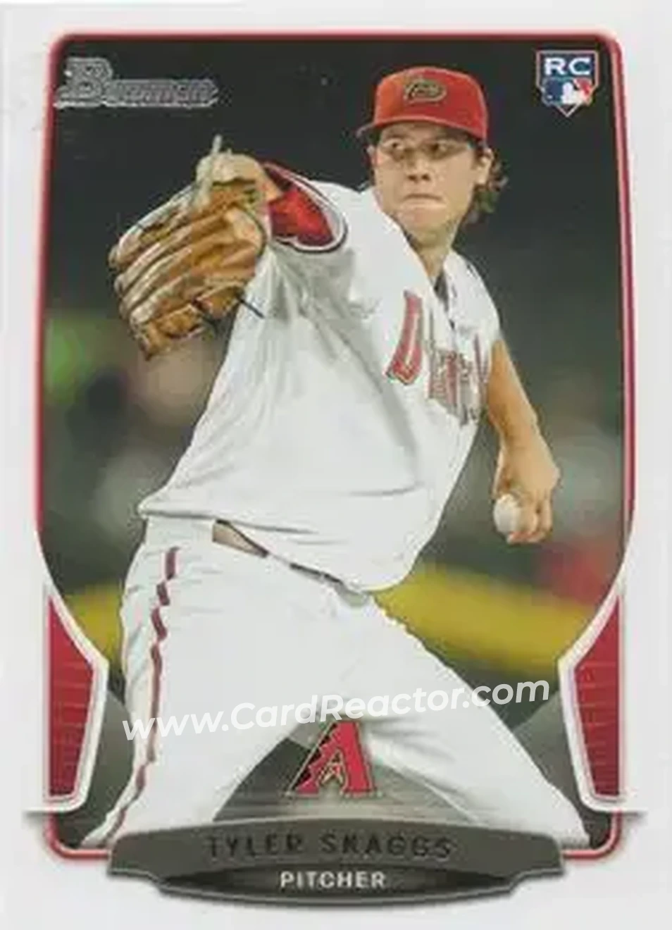 2013 Bowman Draft Picks & Prospects #2 - Tyler Skaggs - Arizona Diamondbacks - Front
