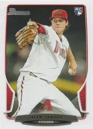 2013 Bowman Draft Picks & Prospects #2 - Tyler Skaggs - Arizona Diamondbacks