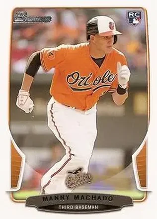 2013 Bowman Draft Picks & Prospects #4 - Manny Machado - Baltimore Orioles